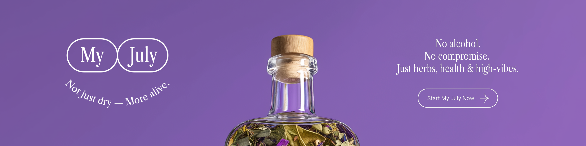 My July. Plant-Powered Rituals for a Booze-Free Month