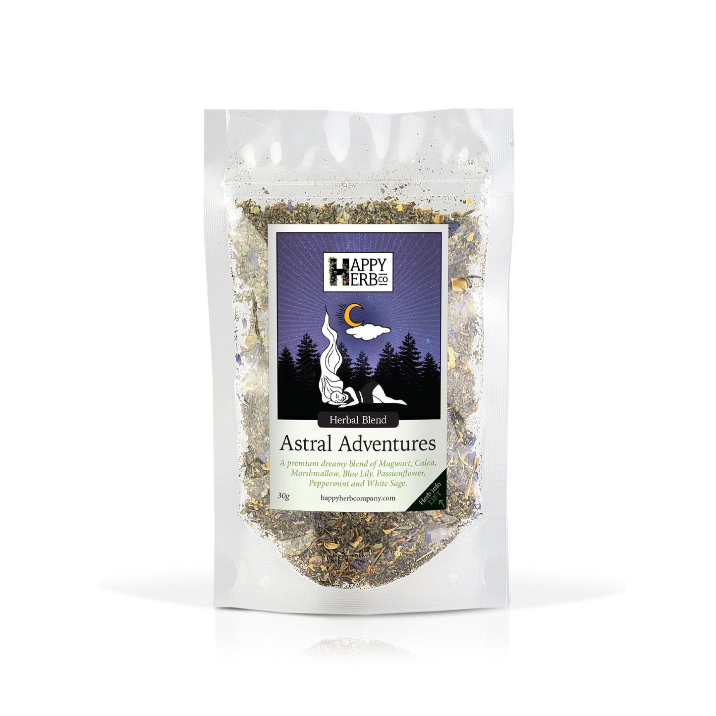 Astral Adventures Herbal Blend Smokable Herbs 30g by Happy Herb Co