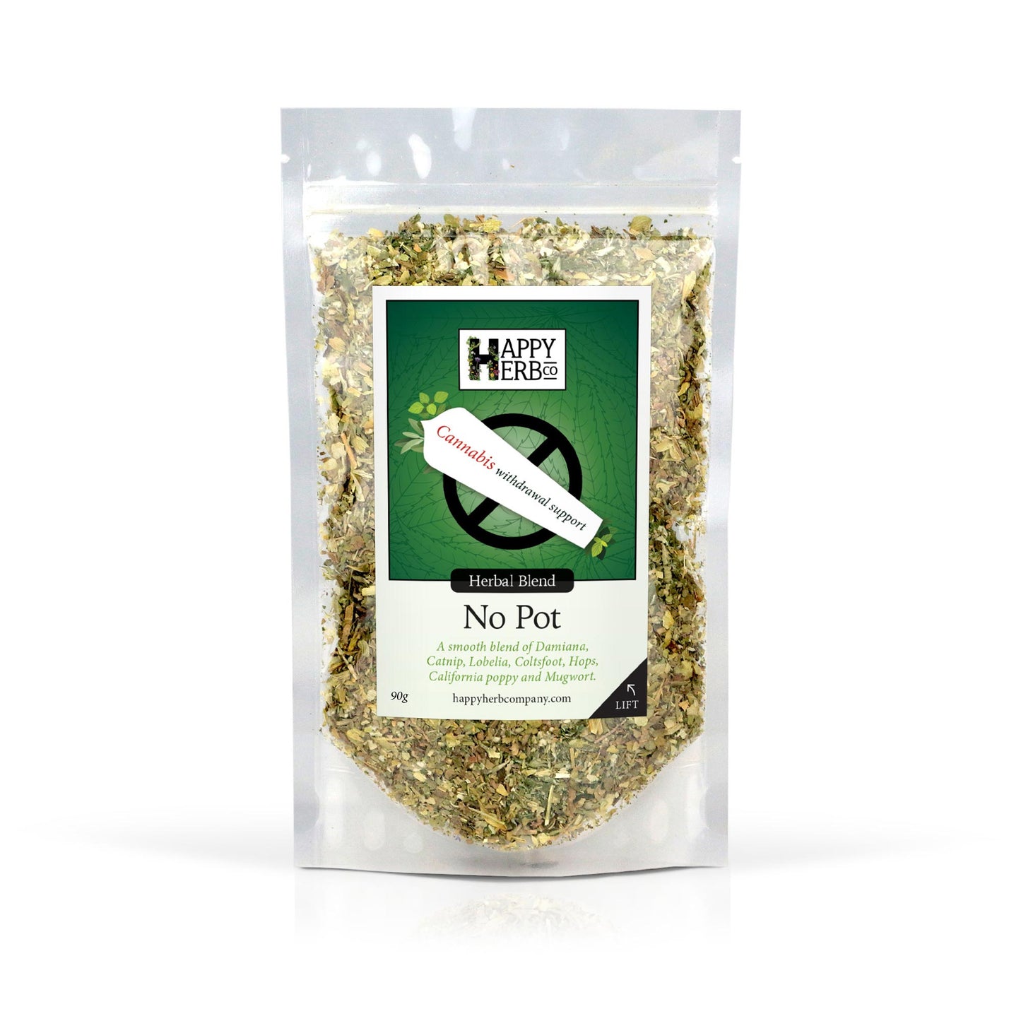 No Pot Herbal Smoke Blend 90g by Happy Herb Co