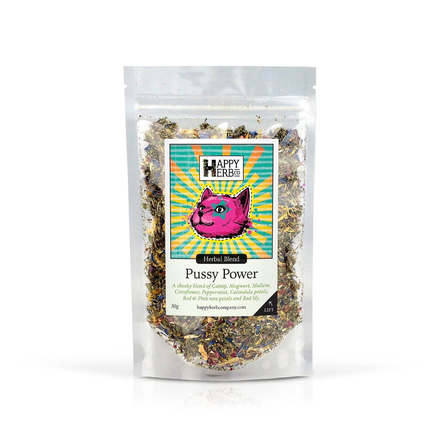Pussy Power Herbal Smoke Blend 30g by Happy Herb Co