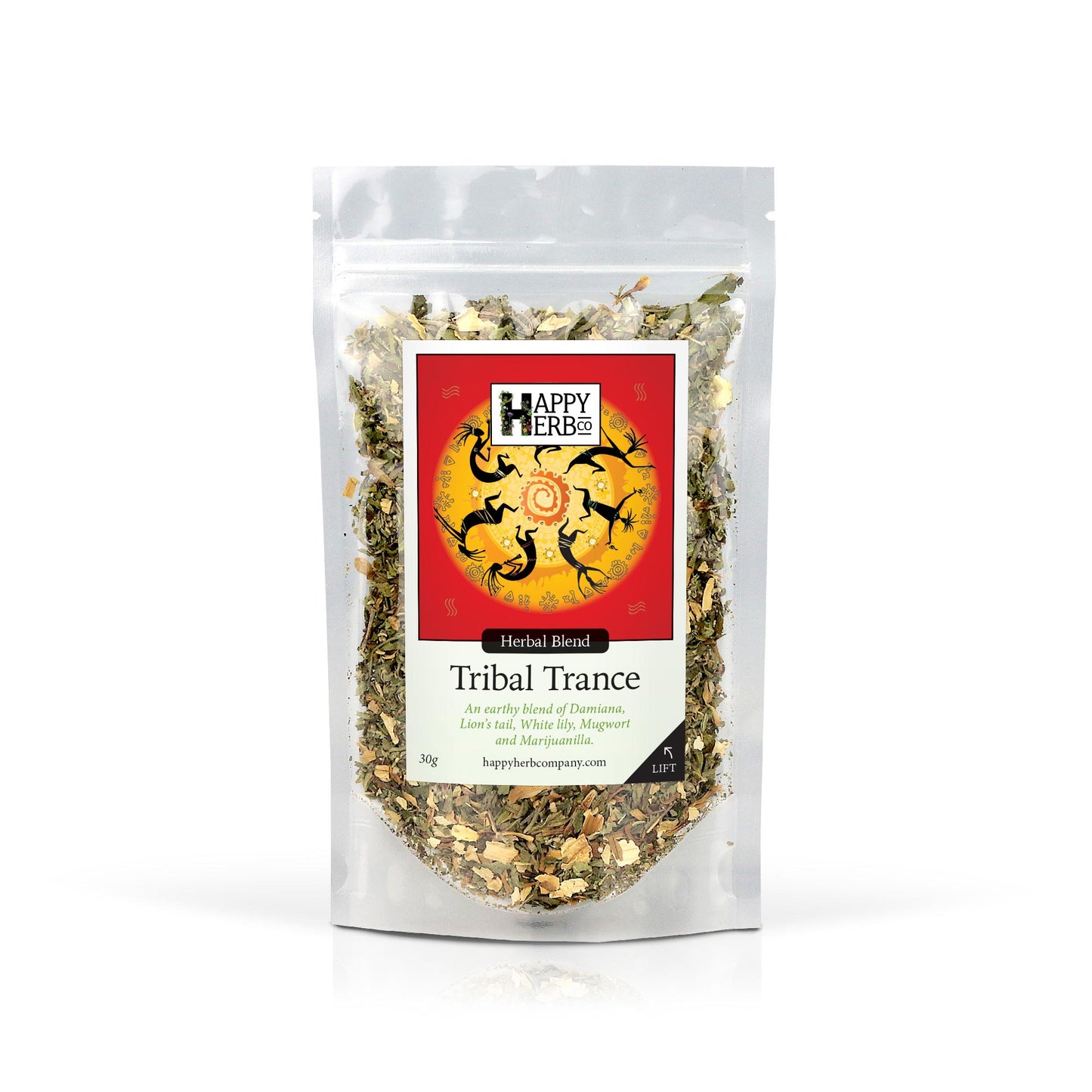 Tribal Trance Herbal Smoke Blend 30g by Happy Herb Co