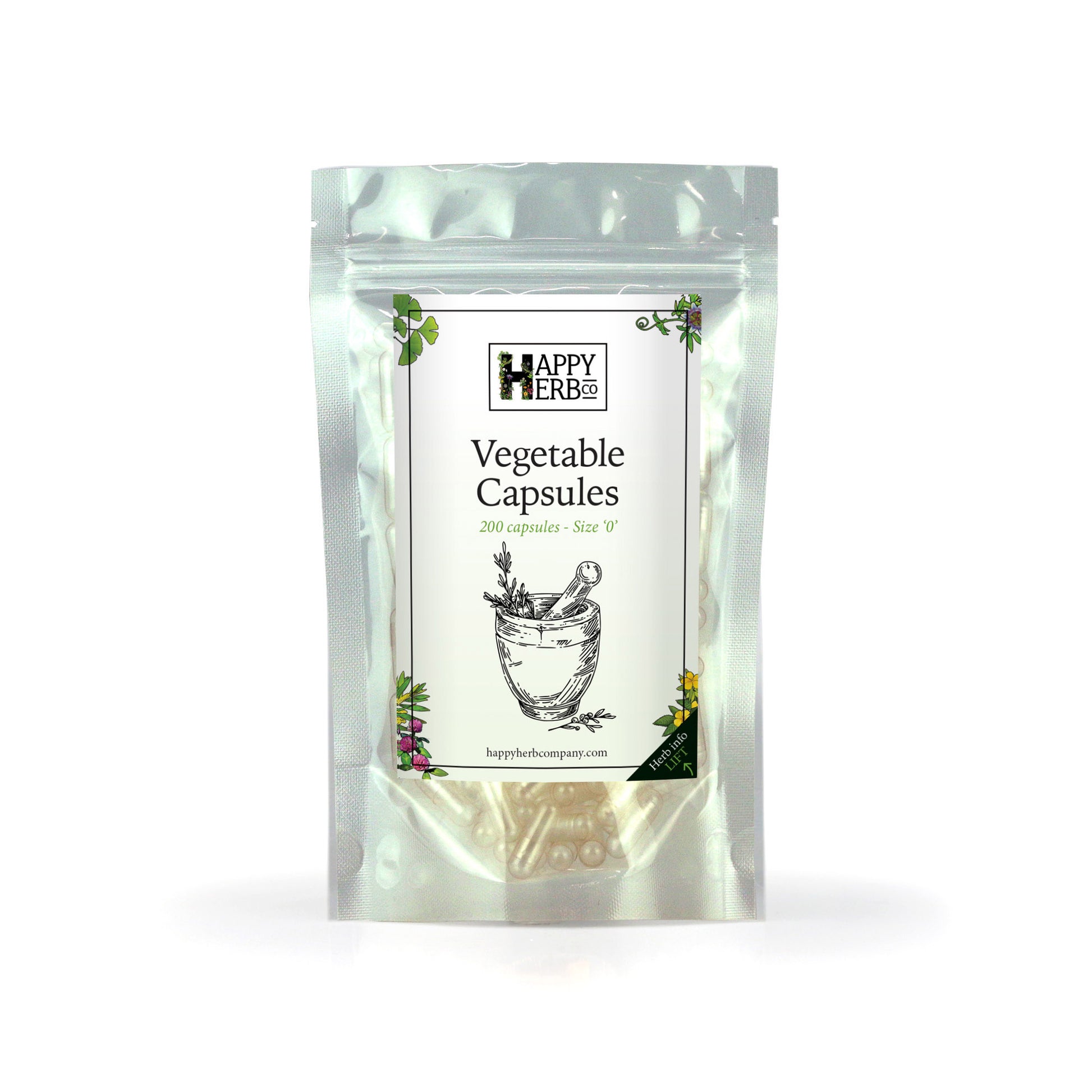 Vegetable Capsules - Happy Herb Co