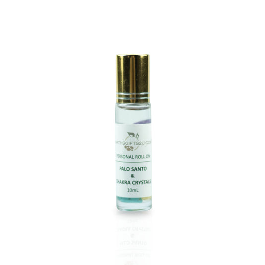 Palo Santo & Crystals Personal Roll On - Happy Herb Co
