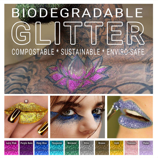 Biodegradable Glitter - 5 pack