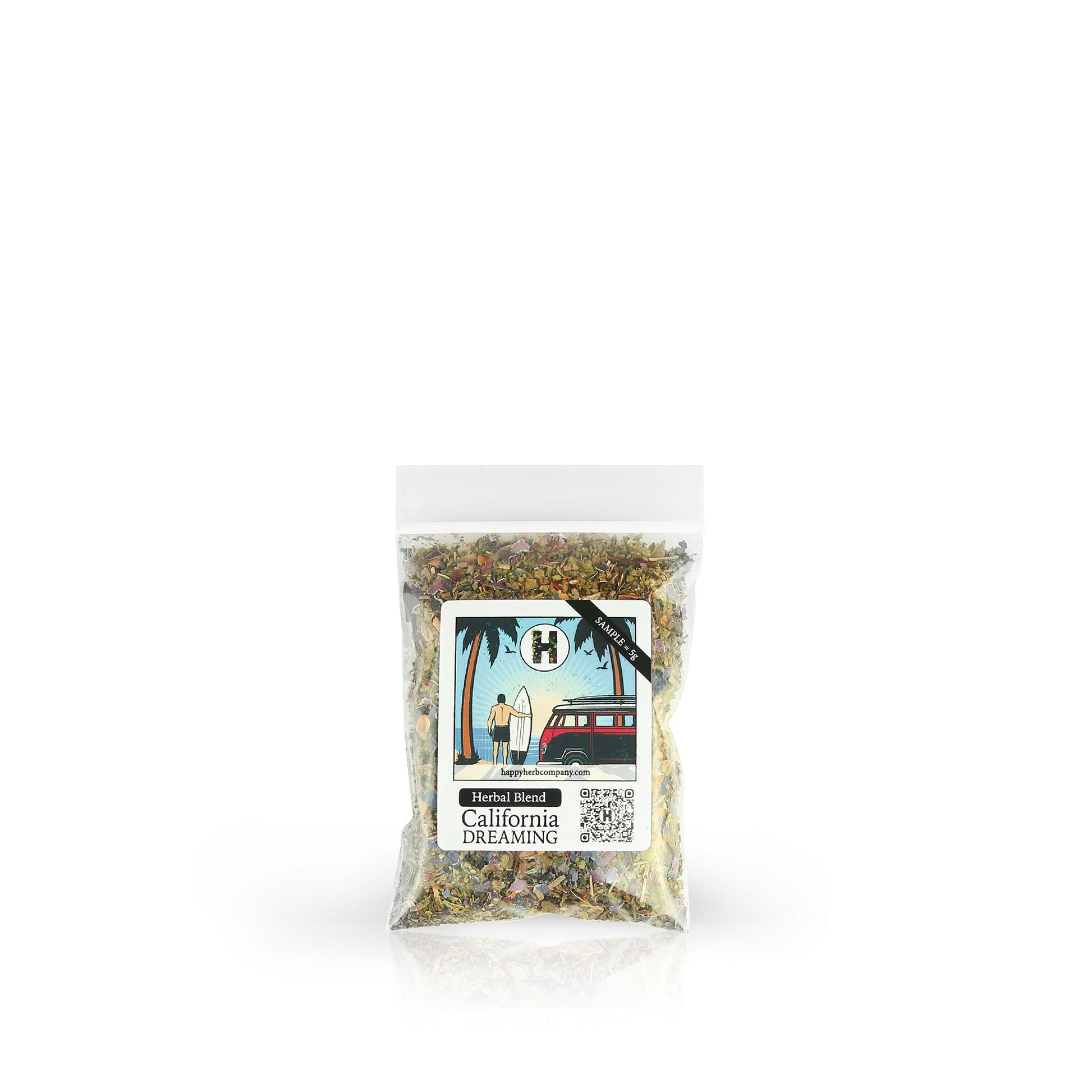 California Dreaming 5g Sample Size Herbal Smoke Blend by Happy Herb Co