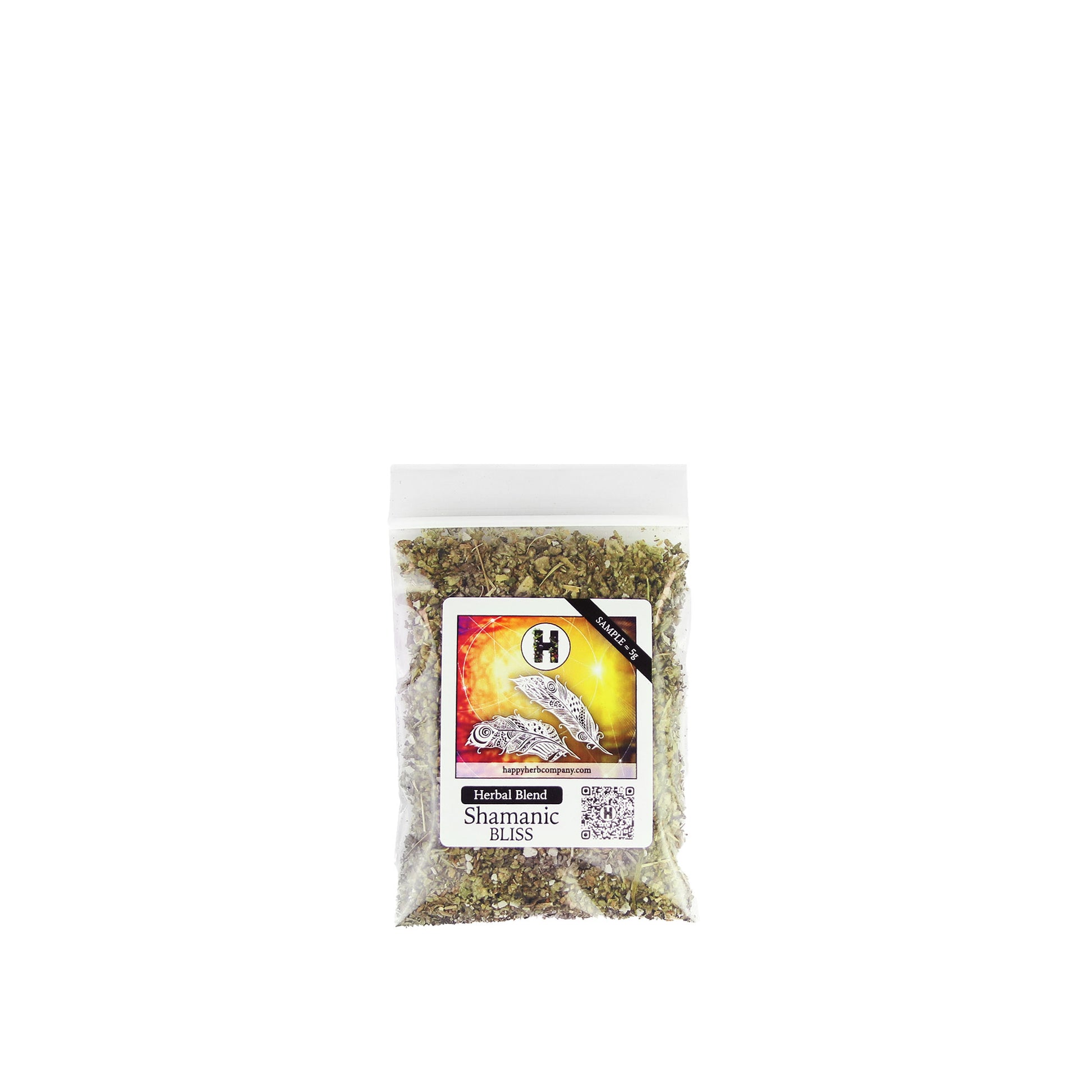 Shamanic Bliss Herbal Smoke Blend 5g Sample Size by Happy Herb Co