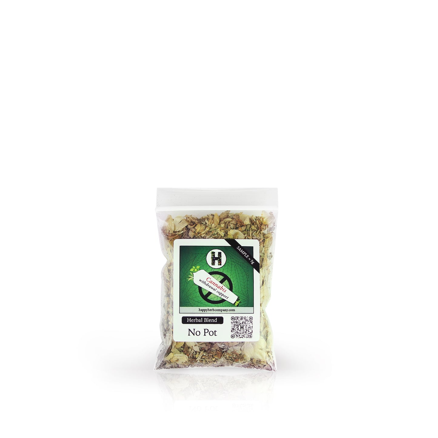 No Pot Herbal Smoke Blend 5g Sample Size by Happy Herb Co