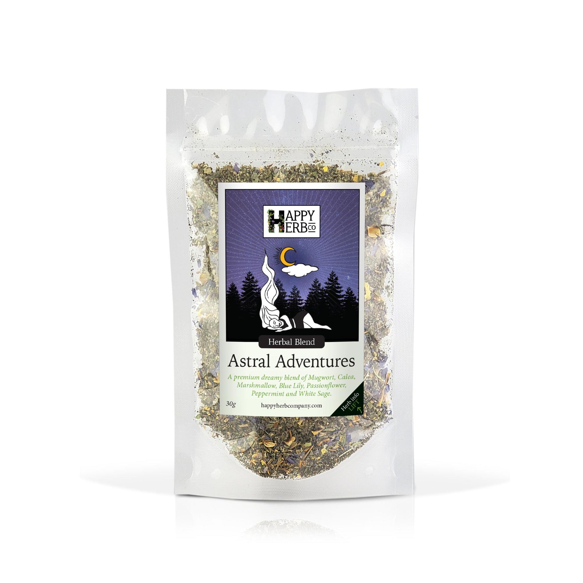 Astral Adventures Herbal Blend Smokable Herbs 30g by Happy Herb Co