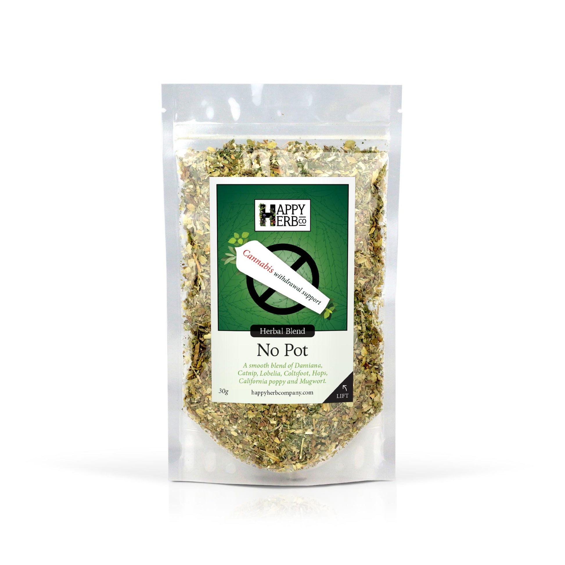 No Pot Herbal Smoke Blend 30g by Happy Herb Co