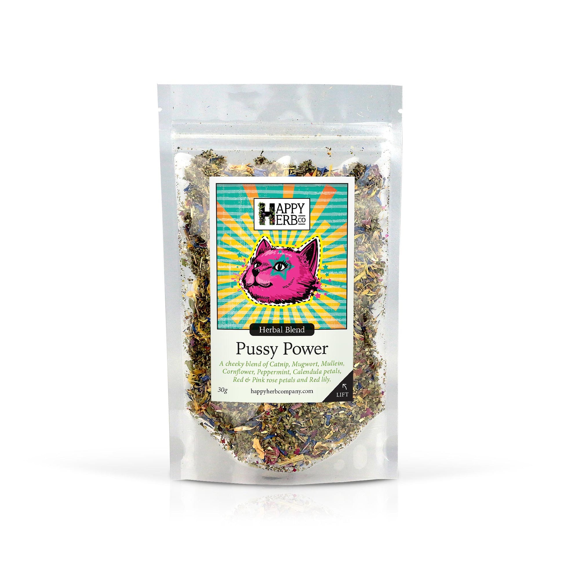 Pussy Power Herbal Smoke Blend 30g by Happy Herb Co