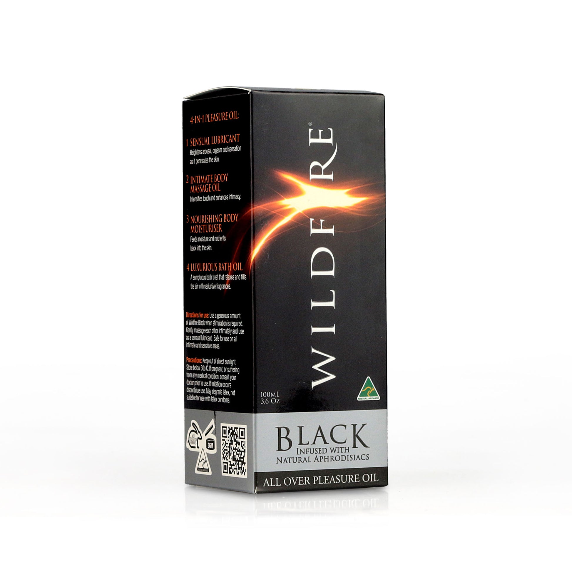 WILDFIRE Pleasure Oil - Black - Happy Herb Co