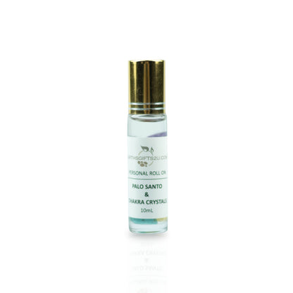 Palo Santo & Crystals Personal Roll On - Happy Herb Co